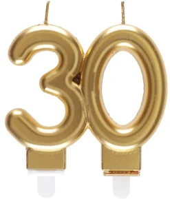 Tårtljus i Guld 30 år