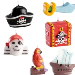 Tårtljus Pirater 6-pack