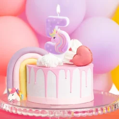 Tårtljus Unicorn 1-6 år