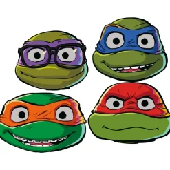 Turtles - Ansiktsmasker av papp 6-pack