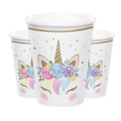 Unicorn Babyshower - Pappmuggar 8-pack