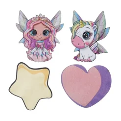 Unicorn Fairy - Lyxig konfetti i trä