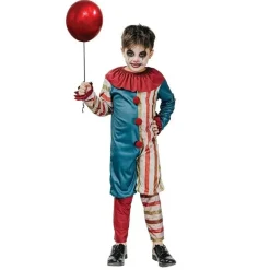 Vintage Clown Maskeraddräkt Barn 7-9 år (120-130 cm)