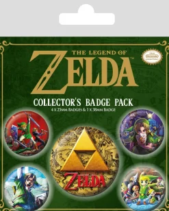 Zelda - Knappar Klassiska 5-pack
