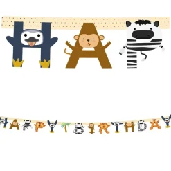 Zoo Animals - Girlang Happy Birthday